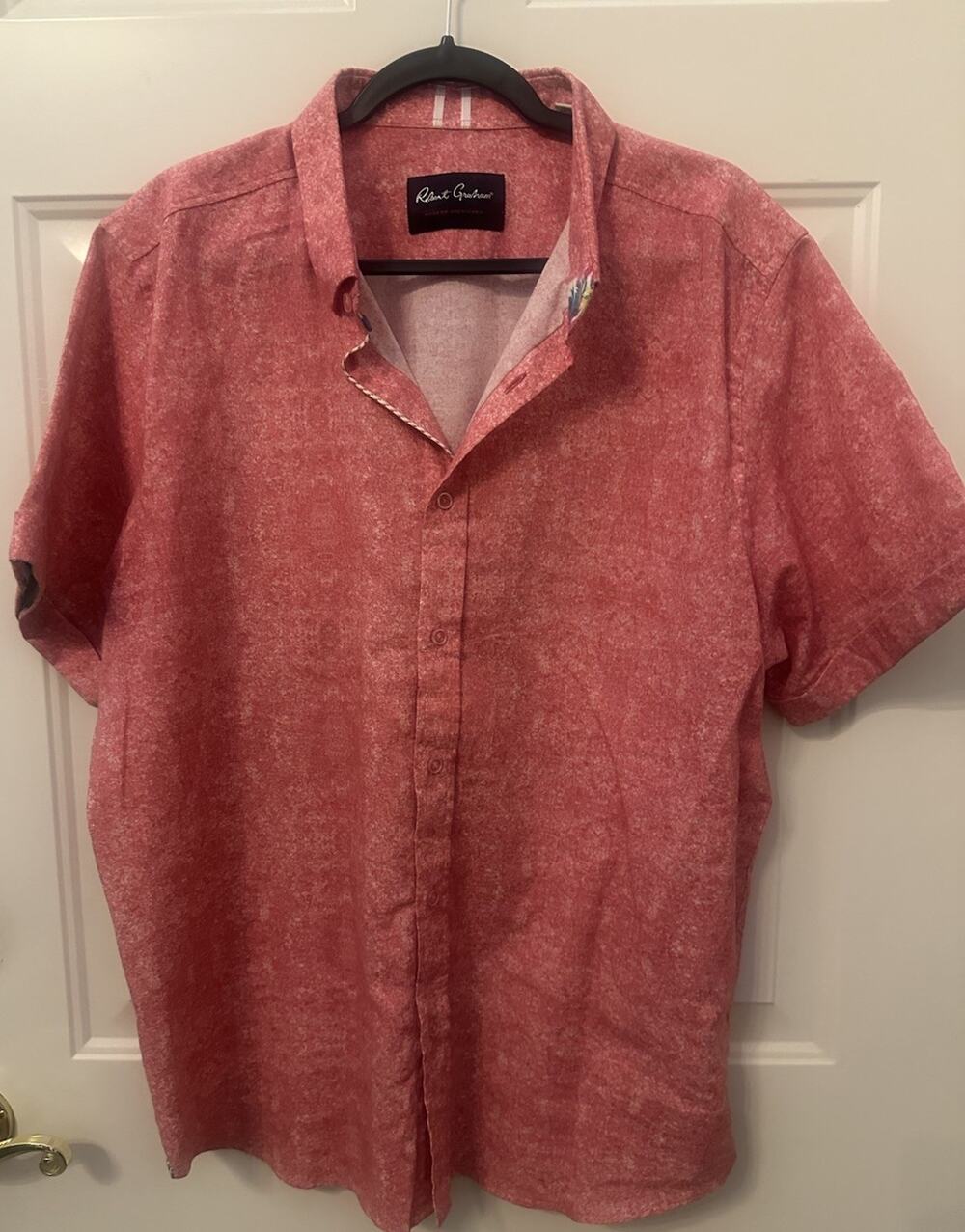 Robert Graham Tailored Fit Shirt Size 2XL Modern Americana Button Down